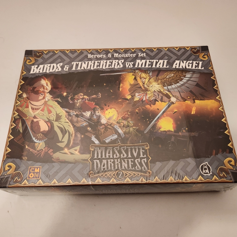 CMON Massive Darkness 2: Bards & Tinkerers VS Metal Angel Heroes & Monster Set